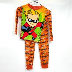 Dash Disney Incredibles Pants Shirt Pajama Set Kids Children Boys Size 5